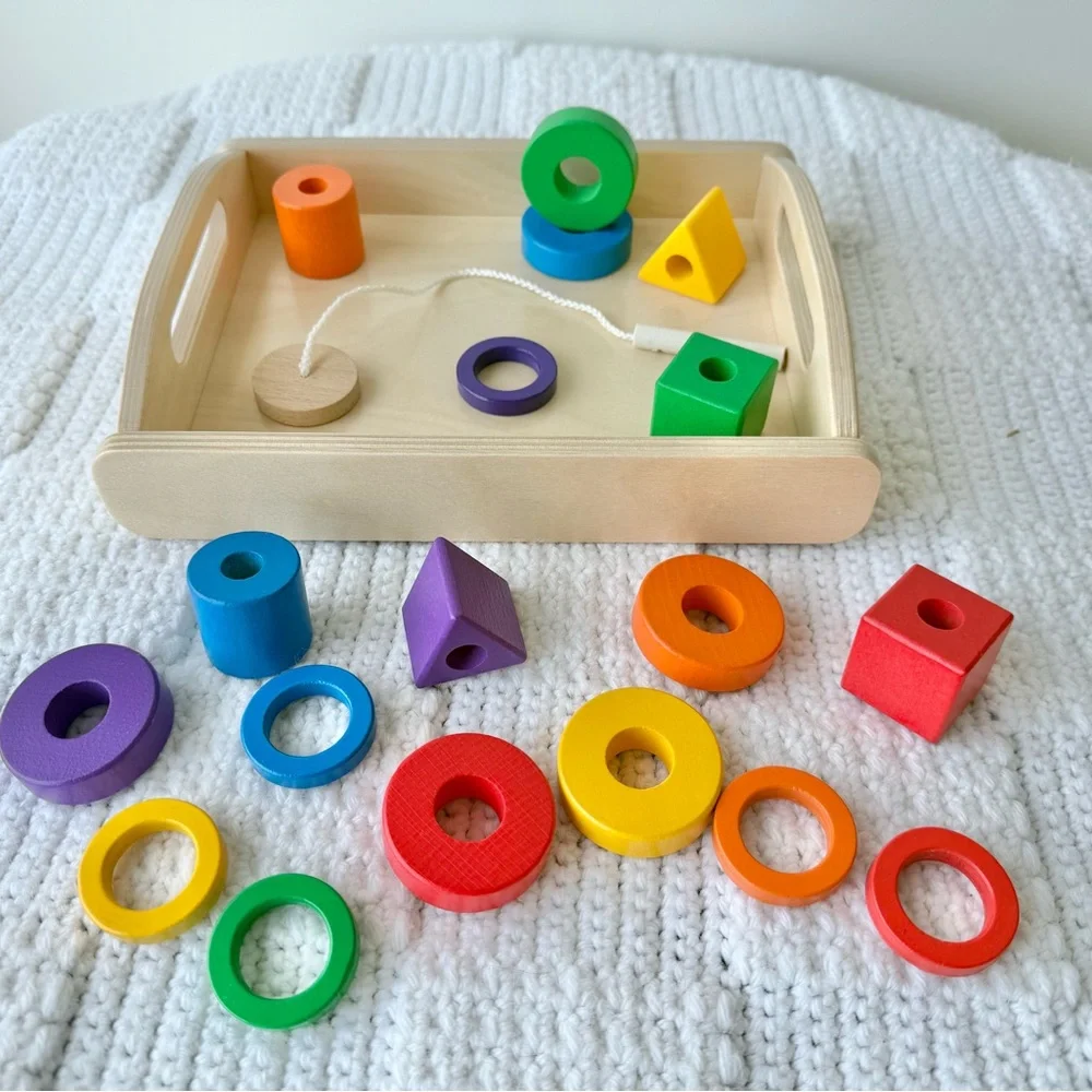 Monti Kids Montessori Lacing Beads Set